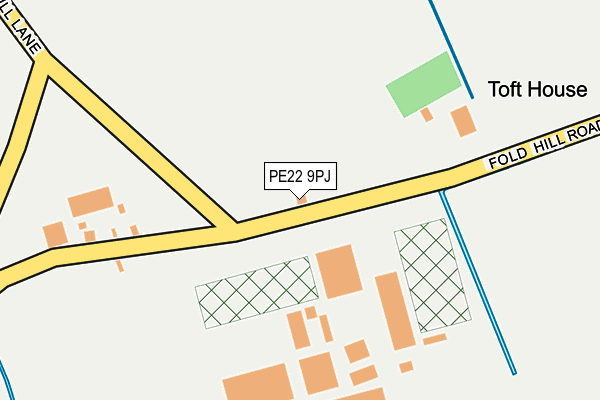 PE22 9PJ map - OS OpenMap – Local (Ordnance Survey) PE22 9PJ map - OS OpenMap – Local (Ordnance Survey)
