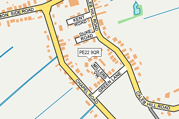 PE22 9QR map - OS OpenMap – Local (Ordnance Survey) PE22 9QR map - OS OpenMap – Local (Ordnance Survey)