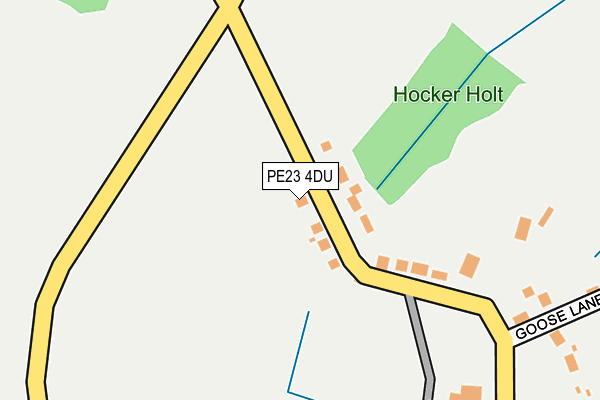 PE23 4DU map - OS OpenMap – Local (Ordnance Survey) PE23 4DU map - OS OpenMap – Local (Ordnance Survey)