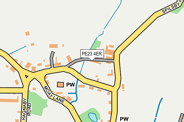 PE23 4ER map - OS OpenMap – Local (Ordnance Survey) PE23 4ER map - OS OpenMap – Local (Ordnance Survey)