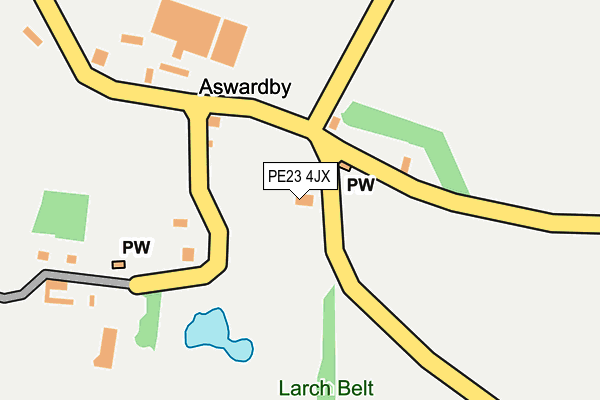 PE23 4JX map - OS OpenMap – Local (Ordnance Survey) PE23 4JX map - OS OpenMap – Local (Ordnance Survey)