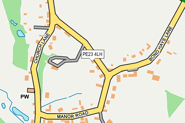 PE23 4LH map - OS OpenMap – Local (Ordnance Survey) PE23 4LH map - OS OpenMap – Local (Ordnance Survey)