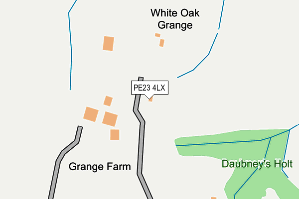 PE23 4LX map - OS OpenMap – Local (Ordnance Survey) PE23 4LX map - OS OpenMap – Local (Ordnance Survey)