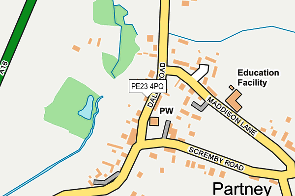 PE23 4PQ map - OS OpenMap – Local (Ordnance Survey) PE23 4PQ map - OS OpenMap – Local (Ordnance Survey)