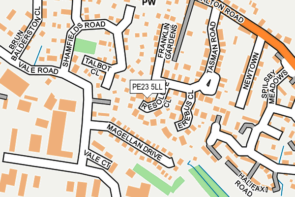 PE23 5LL map - OS OpenMap – Local (Ordnance Survey) PE23 5LL map - OS OpenMap – Local (Ordnance Survey)
