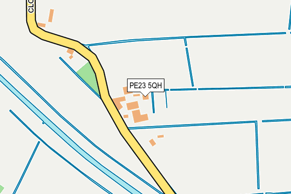 PE23 5QH map - OS OpenMap – Local (Ordnance Survey) PE23 5QH map - OS OpenMap – Local (Ordnance Survey)