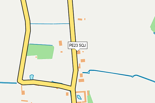 PE23 5QJ map - OS OpenMap – Local (Ordnance Survey) PE23 5QJ map - OS OpenMap – Local (Ordnance Survey)