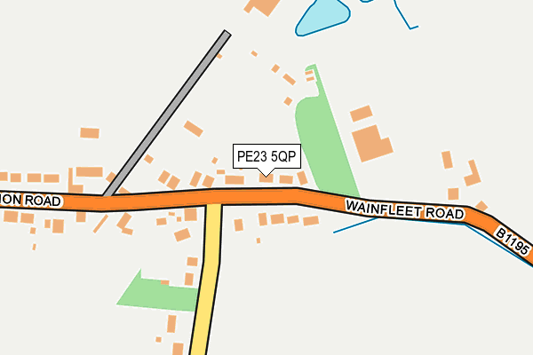 PE23 5QP map - OS OpenMap – Local (Ordnance Survey) PE23 5QP map - OS OpenMap – Local (Ordnance Survey)