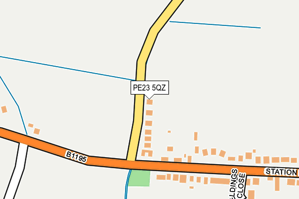 PE23 5QZ map - OS OpenMap – Local (Ordnance Survey) PE23 5QZ map - OS OpenMap – Local (Ordnance Survey)