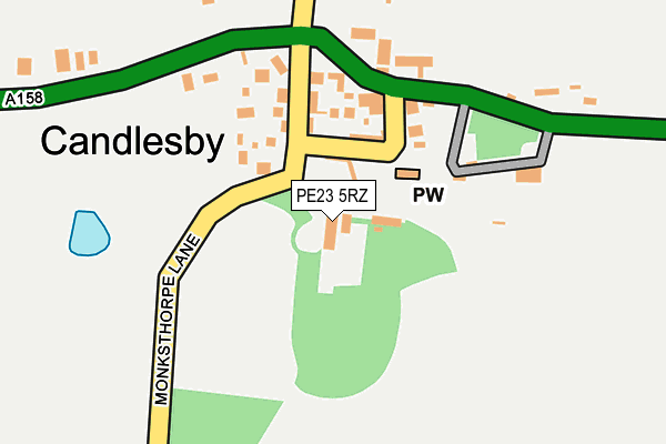 PE23 5RZ map - OS OpenMap – Local (Ordnance Survey) PE23 5RZ map - OS OpenMap – Local (Ordnance Survey)