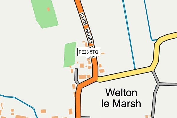 PE23 5TQ map - OS OpenMap – Local (Ordnance Survey) PE23 5TQ map - OS OpenMap – Local (Ordnance Survey)