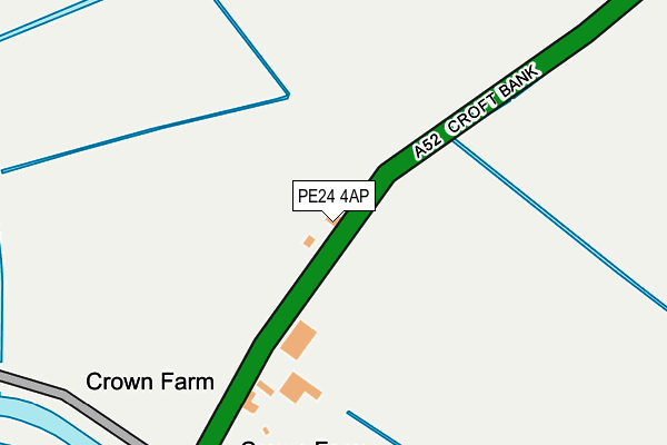 PE24 4AP map - OS OpenMap – Local (Ordnance Survey) PE24 4AP map - OS OpenMap – Local (Ordnance Survey)