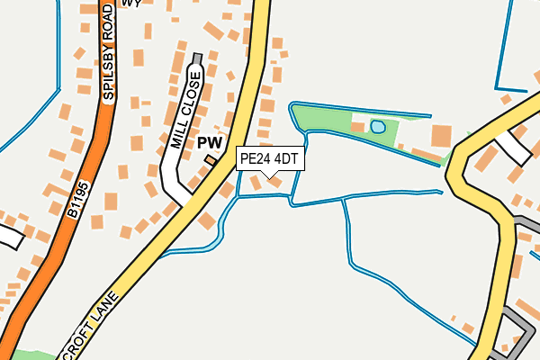 PE24 4DT map - OS OpenMap – Local (Ordnance Survey) PE24 4DT map - OS OpenMap – Local (Ordnance Survey)