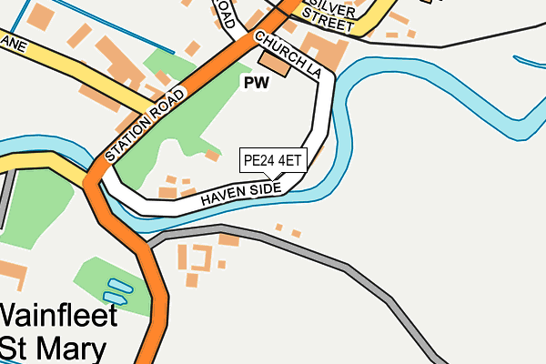 PE24 4ET map - OS OpenMap – Local (Ordnance Survey) PE24 4ET map - OS OpenMap – Local (Ordnance Survey)