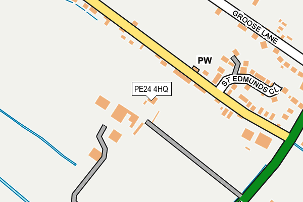 PE24 4HQ map - OS OpenMap – Local (Ordnance Survey) PE24 4HQ map - OS OpenMap – Local (Ordnance Survey)