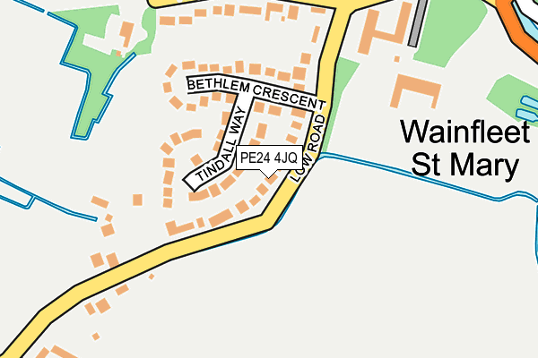 PE24 4JQ map - OS OpenMap – Local (Ordnance Survey) PE24 4JQ map - OS OpenMap – Local (Ordnance Survey)