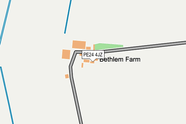 PE24 4JZ map - OS OpenMap – Local (Ordnance Survey) PE24 4JZ map - OS OpenMap – Local (Ordnance Survey)