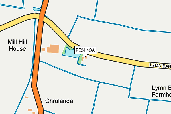 PE24 4QA map - OS OpenMap – Local (Ordnance Survey) PE24 4QA map - OS OpenMap – Local (Ordnance Survey)