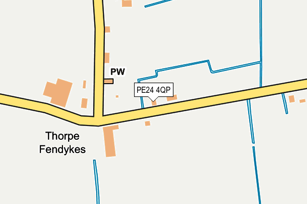 PE24 4QP map - OS OpenMap – Local (Ordnance Survey) PE24 4QP map - OS OpenMap – Local (Ordnance Survey)