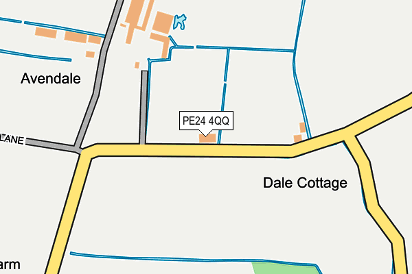 PE24 4QQ map - OS OpenMap – Local (Ordnance Survey) PE24 4QQ map - OS OpenMap – Local (Ordnance Survey)