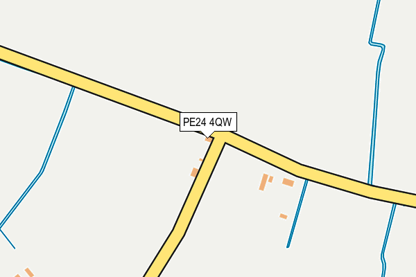PE24 4QW map - OS OpenMap – Local (Ordnance Survey) PE24 4QW map - OS OpenMap – Local (Ordnance Survey)