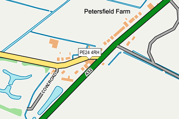 PE24 4RH map - OS OpenMap – Local (Ordnance Survey) PE24 4RH map - OS OpenMap – Local (Ordnance Survey)