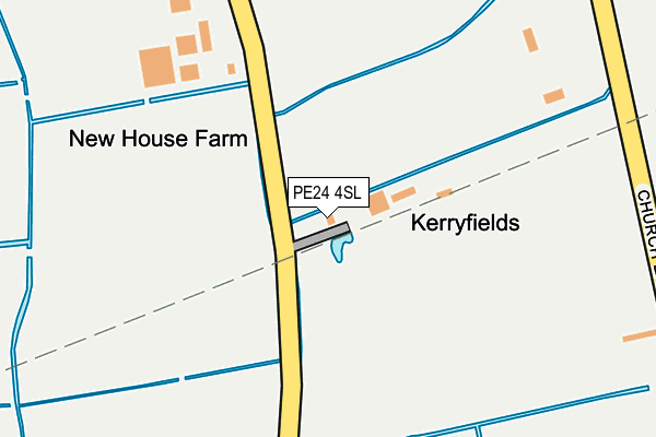 PE24 4SL map - OS OpenMap – Local (Ordnance Survey) PE24 4SL map - OS OpenMap – Local (Ordnance Survey)