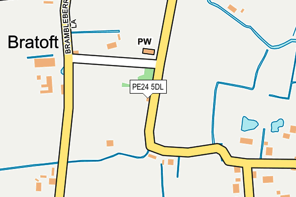PE24 5DL map - OS OpenMap – Local (Ordnance Survey) PE24 5DL map - OS OpenMap – Local (Ordnance Survey)