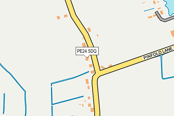 PE24 5DQ map - OS OpenMap – Local (Ordnance Survey) PE24 5DQ map - OS OpenMap – Local (Ordnance Survey)