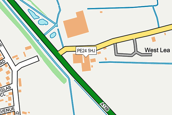 PE24 5HJ map - OS OpenMap – Local (Ordnance Survey) PE24 5HJ map - OS OpenMap – Local (Ordnance Survey)