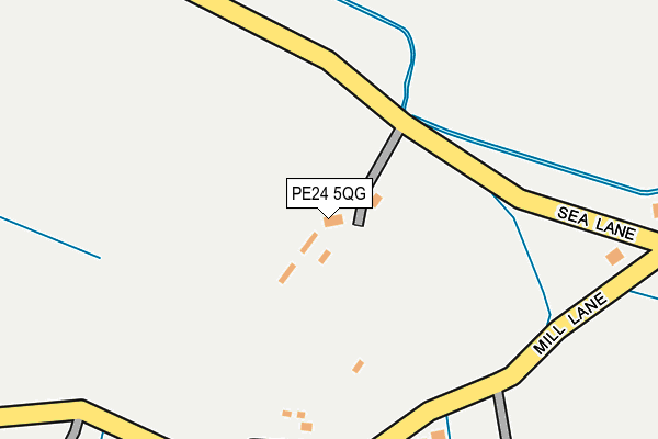 PE24 5QG map - OS OpenMap – Local (Ordnance Survey) PE24 5QG map - OS OpenMap – Local (Ordnance Survey)