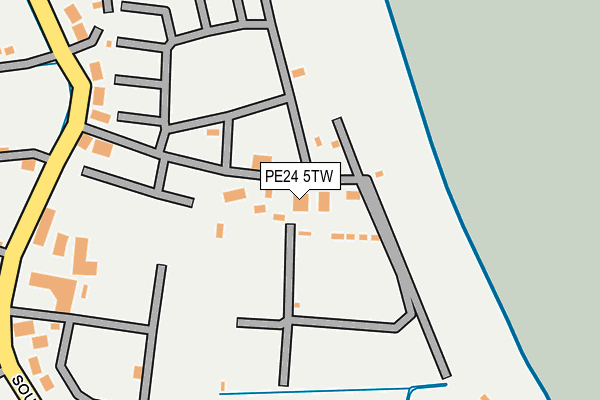 PE24 5TW map - OS OpenMap – Local (Ordnance Survey) PE24 5TW map - OS OpenMap – Local (Ordnance Survey)