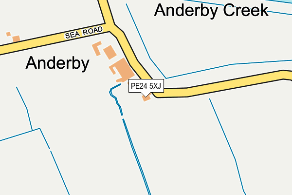 PE24 5XJ map - OS OpenMap – Local (Ordnance Survey) PE24 5XJ map - OS OpenMap – Local (Ordnance Survey)