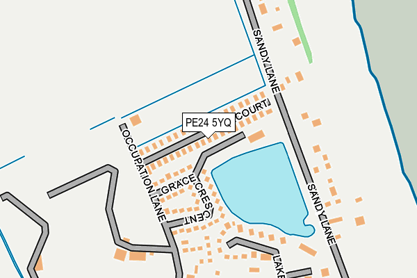 PE24 5YQ map - OS OpenMap – Local (Ordnance Survey) PE24 5YQ map - OS OpenMap – Local (Ordnance Survey)