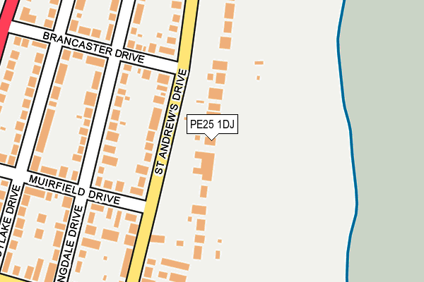 PE25 1DJ map - OS OpenMap – Local (Ordnance Survey) PE25 1DJ map - OS OpenMap – Local (Ordnance Survey)