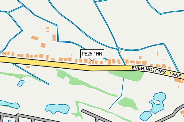 PE25 1HN map - OS OpenMap – Local (Ordnance Survey) PE25 1HN map - OS OpenMap – Local (Ordnance Survey)