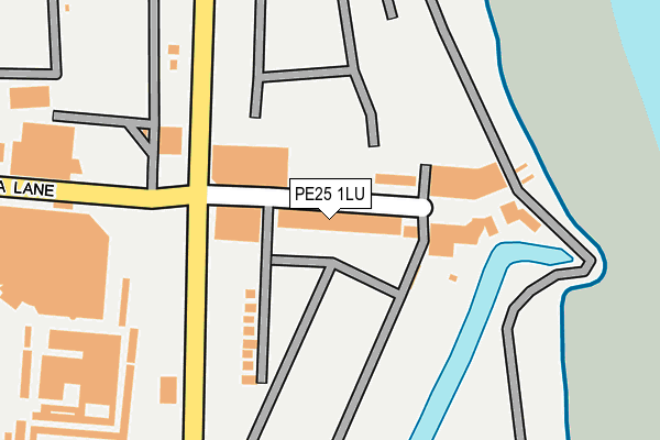 PE25 1LU map - OS OpenMap – Local (Ordnance Survey) PE25 1LU map - OS OpenMap – Local (Ordnance Survey)