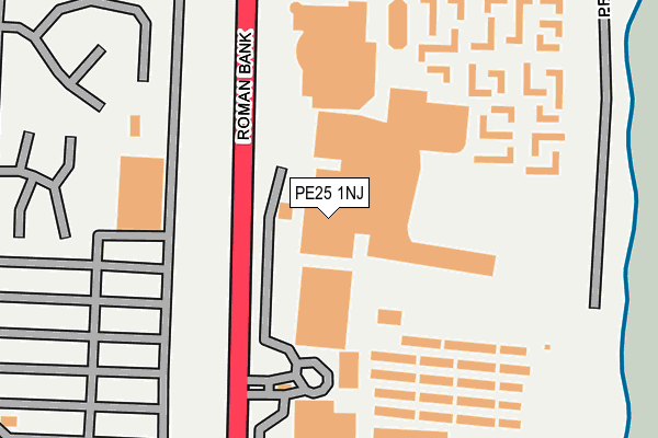 PE25 1NJ map - OS OpenMap – Local (Ordnance Survey) PE25 1NJ map - OS OpenMap – Local (Ordnance Survey)