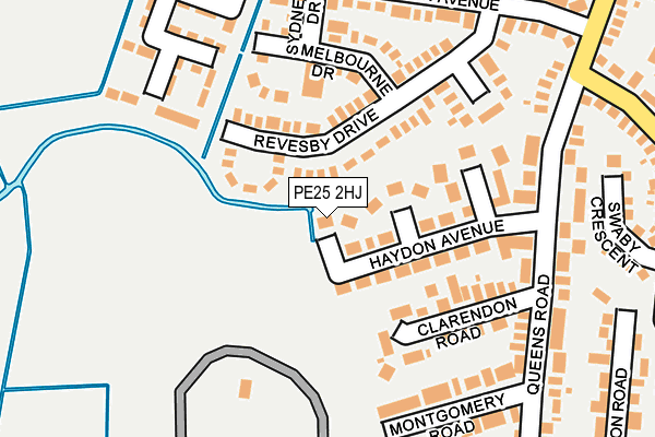 PE25 2HJ map - OS OpenMap – Local (Ordnance Survey) PE25 2HJ map - OS OpenMap – Local (Ordnance Survey)