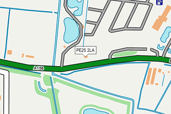 PE25 2LA map - OS OpenMap – Local (Ordnance Survey) PE25 2LA map - OS OpenMap – Local (Ordnance Survey)