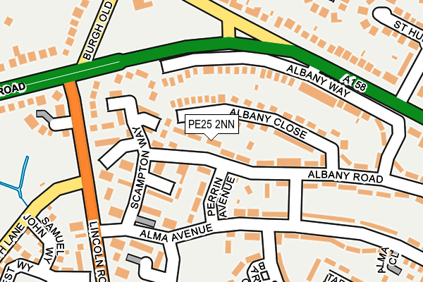 PE25 2NN map - OS OpenMap – Local (Ordnance Survey) PE25 2NN map - OS OpenMap – Local (Ordnance Survey)