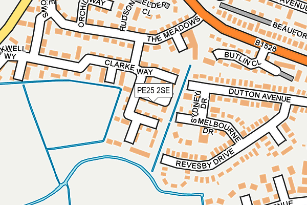 PE25 2SE map - OS OpenMap – Local (Ordnance Survey) PE25 2SE map - OS OpenMap – Local (Ordnance Survey)