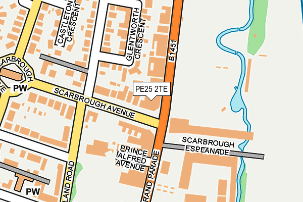 PE25 2TE map - OS OpenMap – Local (Ordnance Survey) PE25 2TE map - OS OpenMap – Local (Ordnance Survey)