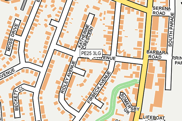 PE25 3LG map - OS OpenMap – Local (Ordnance Survey) PE25 3LG map - OS OpenMap – Local (Ordnance Survey)