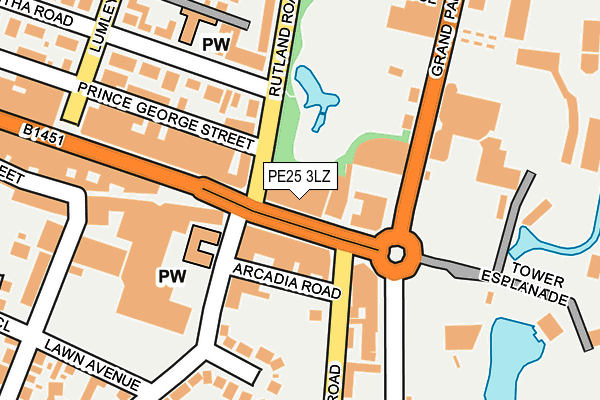 PE25 3LZ map - OS OpenMap – Local (Ordnance Survey) PE25 3LZ map - OS OpenMap – Local (Ordnance Survey)