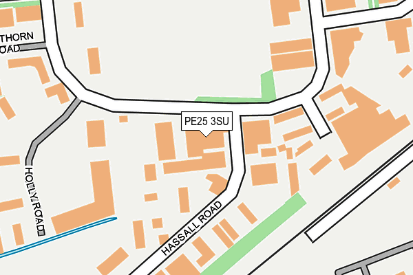 PE25 3SU map - OS OpenMap – Local (Ordnance Survey) PE25 3SU map - OS OpenMap – Local (Ordnance Survey)