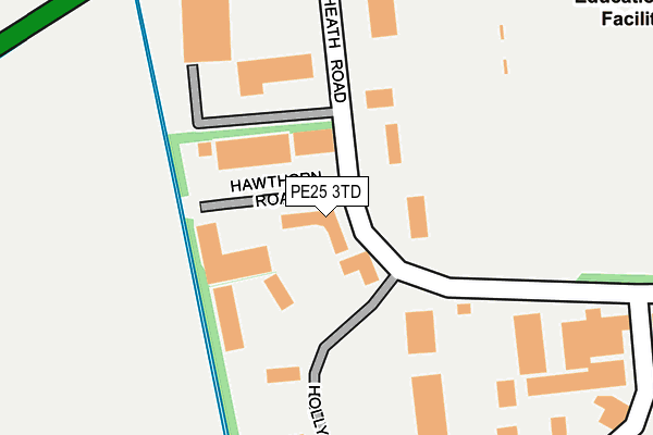 PE25 3TD map - OS OpenMap – Local (Ordnance Survey) PE25 3TD map - OS OpenMap – Local (Ordnance Survey)
