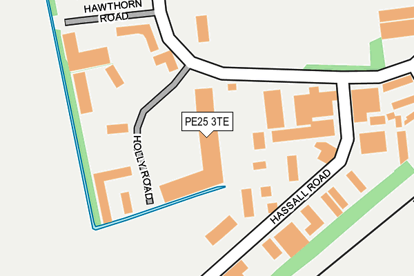 PE25 3TE map - OS OpenMap – Local (Ordnance Survey) PE25 3TE map - OS OpenMap – Local (Ordnance Survey)