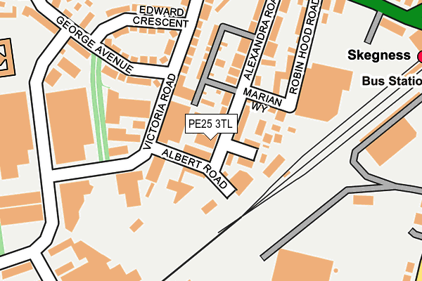 PE25 3TL map - OS OpenMap – Local (Ordnance Survey) PE25 3TL map - OS OpenMap – Local (Ordnance Survey)