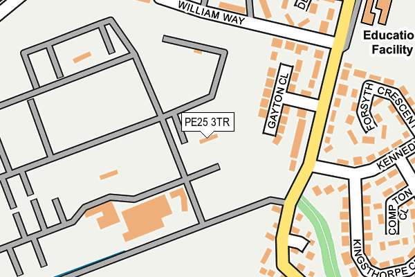 PE25 3TR map - OS OpenMap – Local (Ordnance Survey) PE25 3TR map - OS OpenMap – Local (Ordnance Survey)